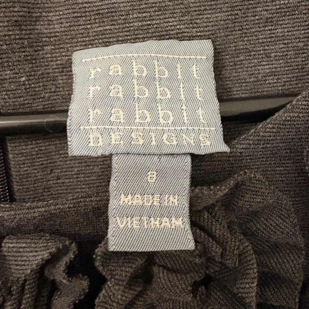 NWOT Rabbit Rabbit Rabbit Charcoal Dress - Picture 2 of 6